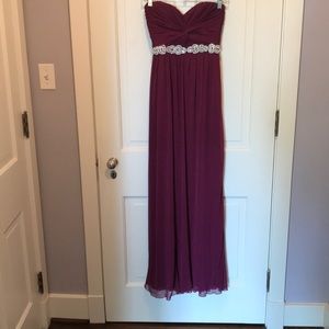 Purple prom dress
